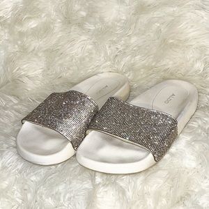 Aldo Rhinestone Slides